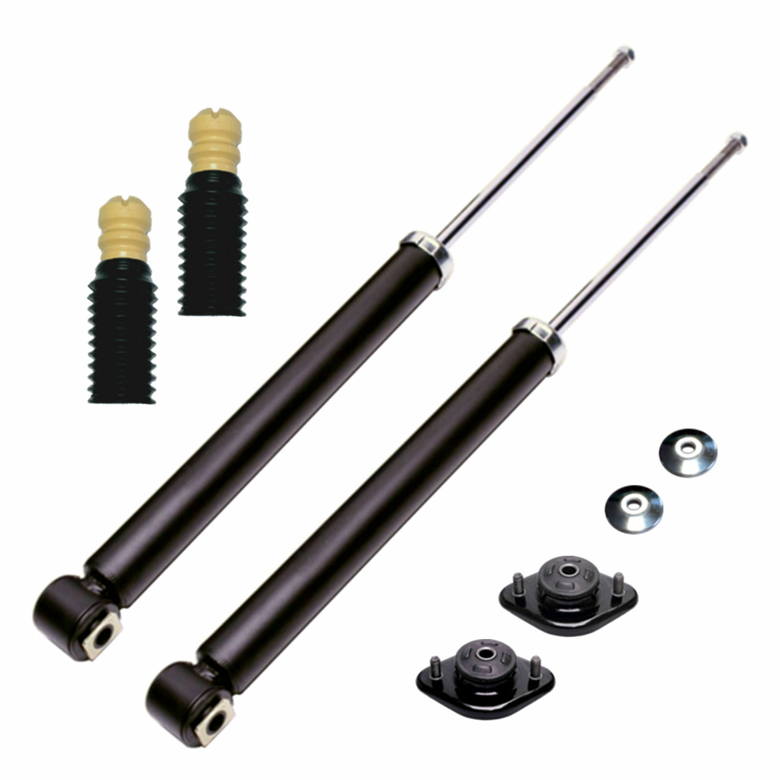 4x Premium Gas Stoßdämpfer Serie 4 Domlager /& 2 Staubschutz BMW 3er E30 Cabrio