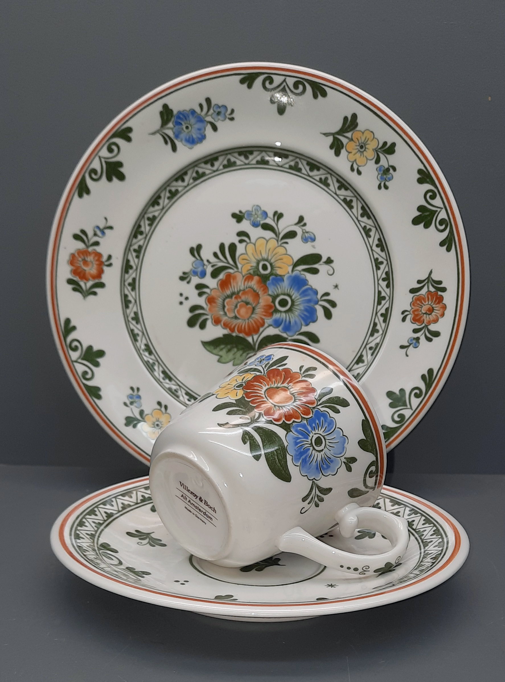Villeroy & Boch Kaffee Gedeck * Alt Amsterdam * 3tlg
