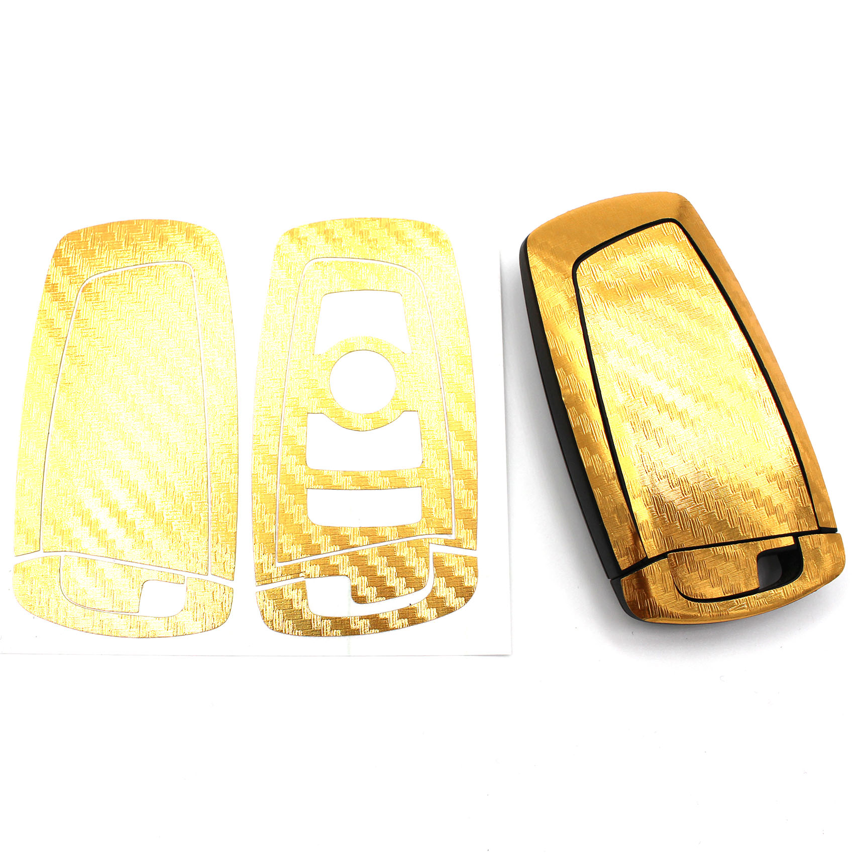 Pellicola BLU METALLIZZATO PER BMW B CHIAVE KEY CASE guscio chiavi della macchina pacchetto M