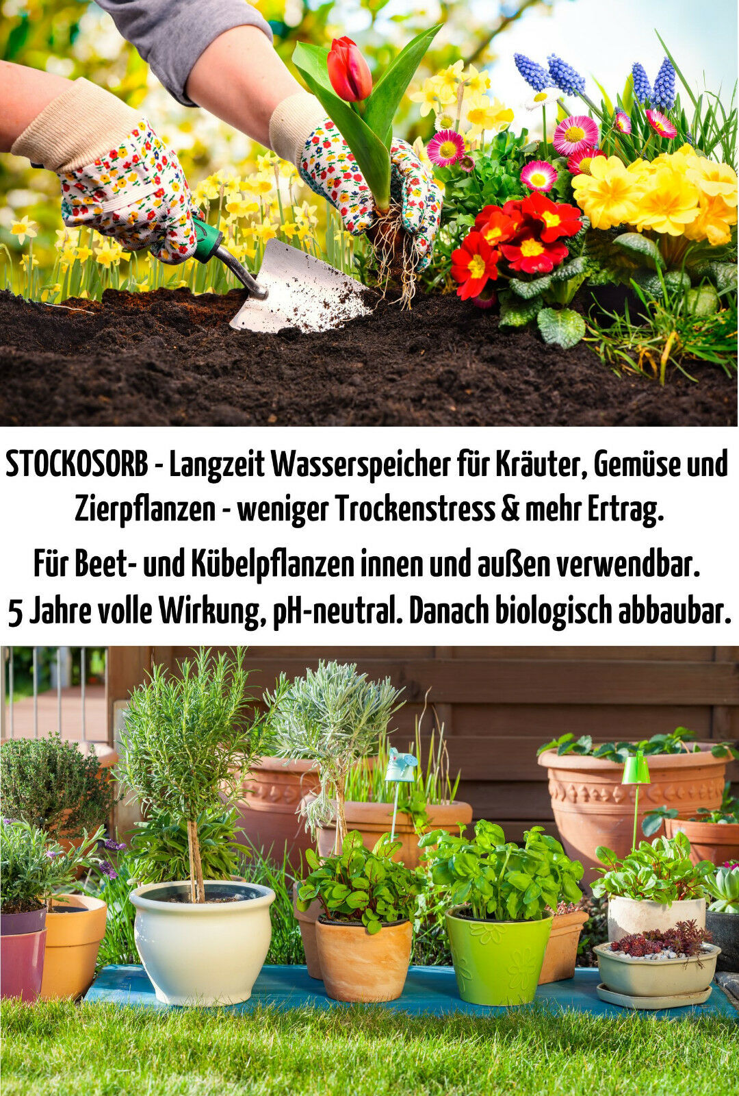 blumenerde im hochbeet